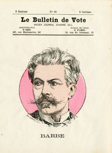 Ballot 2nd series, Satirical in Colors: Beard - Illustration by Henri Demare by Henri Demare