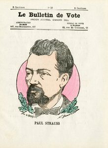 Ballot 2nd series, Satirical in Colors: Strauss Paul by Henri Demare
