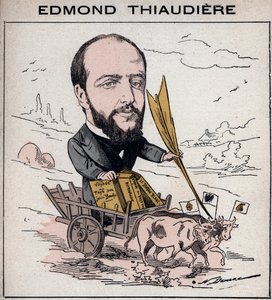 Portrait of Edmond Antoine Delphin Thiaudiere by Henri Demare