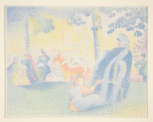Champs Elysees by Henri Edmond Cross