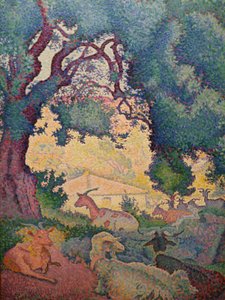 Landscape with Goats