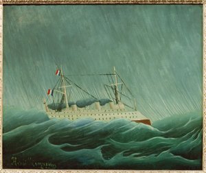 The Ship in the Storm by Henri Emilien Rousseau