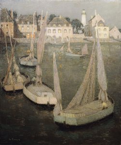 Breton Port by Moonlight