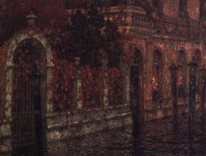 Venice Canal by Henri Eugene Augustin Le Sidaner