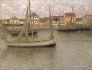 Boats, Heyst, 1900