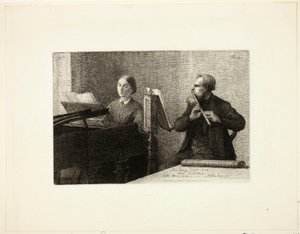 A Piece by Schumann by Henri Fantin-Latour