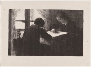 Interior (The Embroiderers) by Henri Fantin-Latour