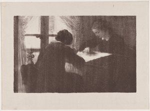 Interior (The Embroiderers) by Henri Fantin-Latour