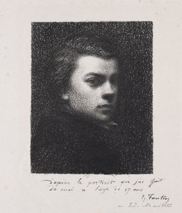 The Artist at 17 Years by Henri Fantin-Latour