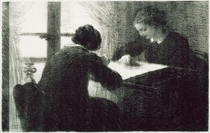 The Embroiderers by Henri Fantin-Latour