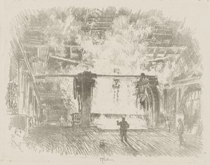 English War Work: Making Armour-Plate by Ignace Henri Jean Fantin Latour