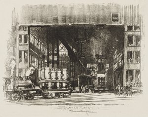 English War Work: The Urns, Casting Big Shells