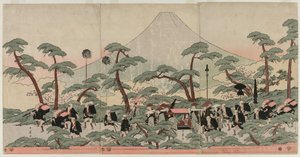 Procession at the Foot of Mount Fuji by Ignace Henri Jean Fantin Latour