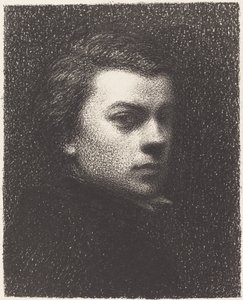 Self-Portrait at Seventeen by Ignace Henri Jean Fantin Latour