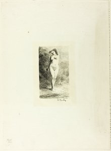 Study of Standing Woman, Seen from Front by Ignace Henri Jean Fantin Latour