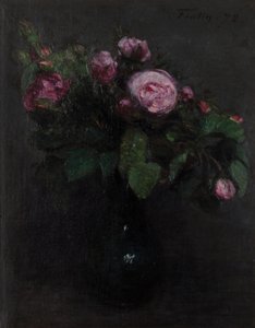 Vase with roses 1872 by Henri Fantin Latour