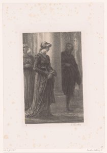 Walther von Stolzing Notices Eva Pogner in the Church