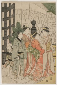Young Man and Women on Tokiwa Bridge by Ignace Henri Jean Fantin Latour