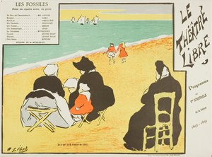 Second Performance: The Fossils, for Le Théâtre Libre by Henri Gabriel Ibels