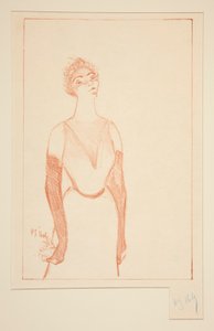 Yvette Guilbert by Henri Gabriel Ibels