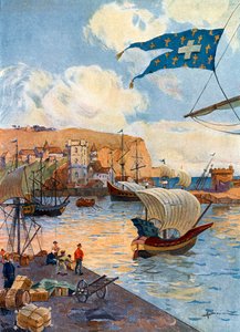 View of the City of Dieppe in Normandy