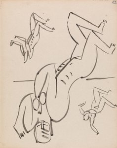 Three Studies for a Female Figure by Henri Gaudier Brzeska