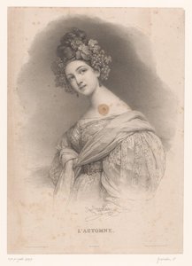 Woman with autumn attire