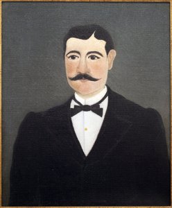 Portrait of Frumence Biche in Plain Clothes by Henri J.F. Rousseau