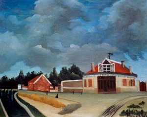 The Chair Factory. Painting by Henri Rousseau known as Le Douanier Rousseau (1844-1910)