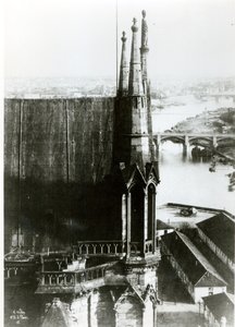 View of the Cathedral of Notre-Dame in Paris and the River Seine, c.1853 by Henri Jean Louis Le Secq
