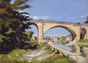 Le Pont Canal at Briare, 1888