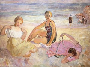 Three Women on the Beach by Henri Lebasque