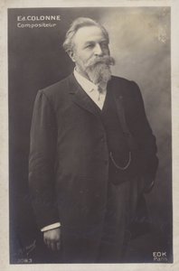 Edouard Colonne, French Conductor and Violinist (1838-1910)