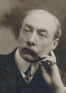 Portrait of pianist and composer André Messager 1853-1929