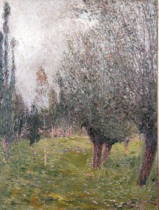 Landscape with trees by Henri Martin