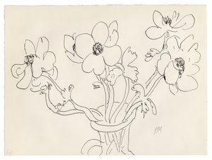 Anemones in a Vase by Henri Matisse