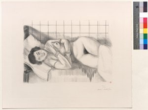 Sleeping Figure, Shawl on Legs by Henri Matisse