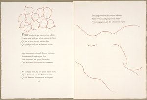 Anthology of the Loves of Ronsard, November 29 by Henri Matisse