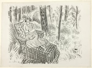 Girl on a Chaise by Henri Matisse