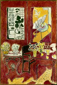 Large Red Interior 1948 by Henri Matisse