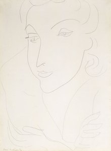 Head of a Young Woman by Henri Matisse