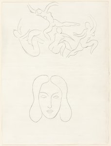 Hérodiade, Scene IV, Plate Thirteen from Poesies de Mallarmé by Henri Matisse