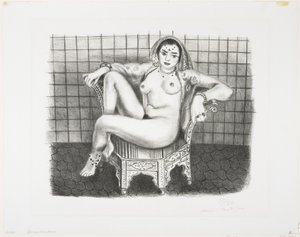 Young Hindu Woman - Seated Odalisque by Henri Matisse