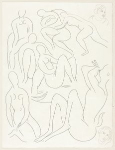 The Afternoon of a Faun: The Faun II, plate sixteen from Poems of Mallarmé by Henri Matisse