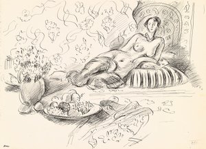 Lying Odalisque II, c.1927 by Henri Matisse