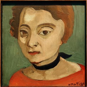Marguerite with Black Velvet Necklace by Henri Matisse