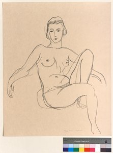 Seated Nude with Arms Outstretched by Henri Matisse