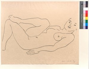 Nude, Bent Leg: Study of Legs by Henri Matisse