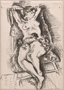 Nude in a Folding Chair by Henri Matisse