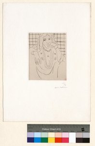 Odalisque on Checkered Background by Henri Matisse